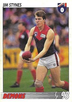 1993 Select AFL #69 Jim Stynes Front